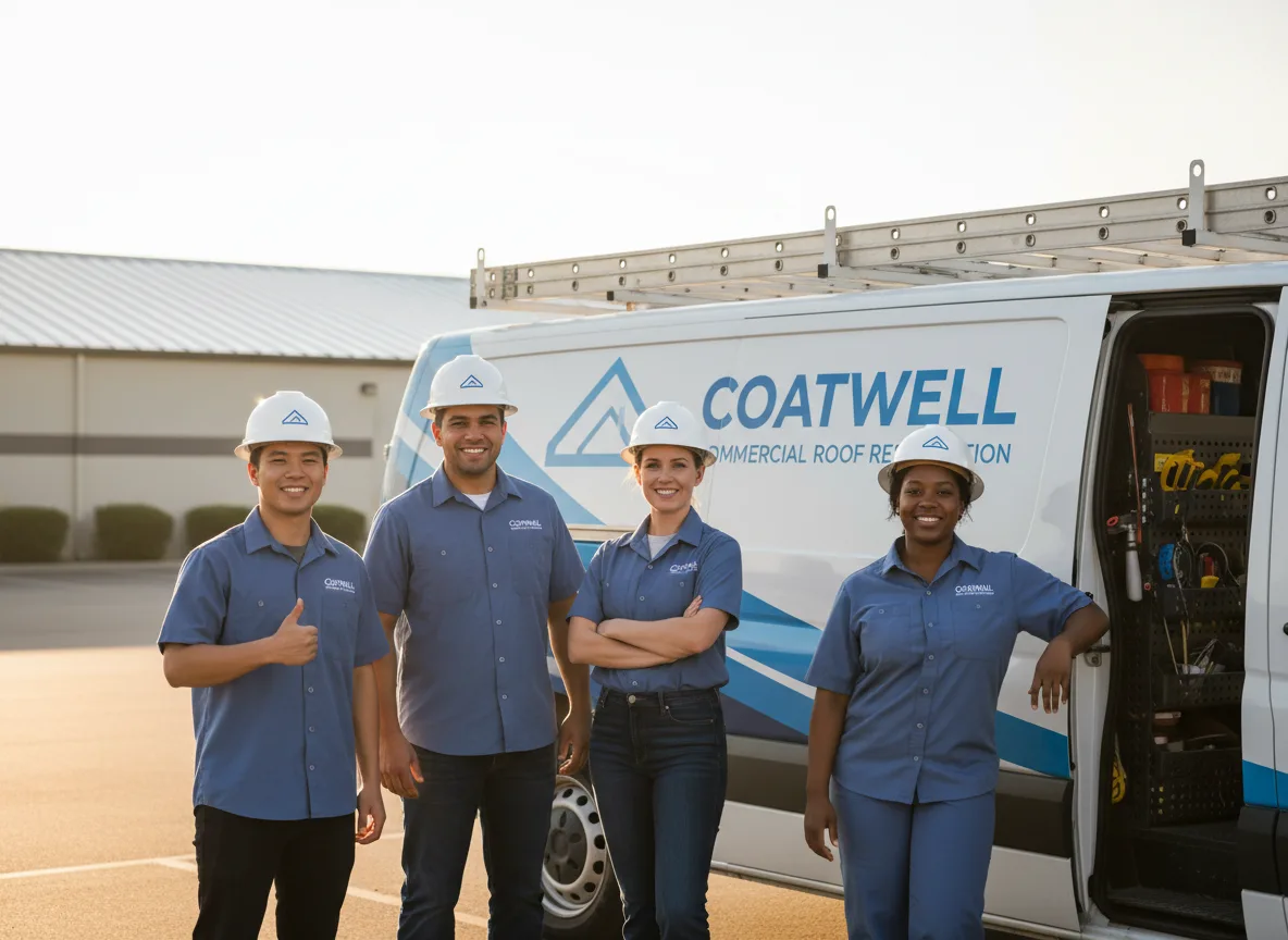 Commercial roof coating company in North Greece, NY